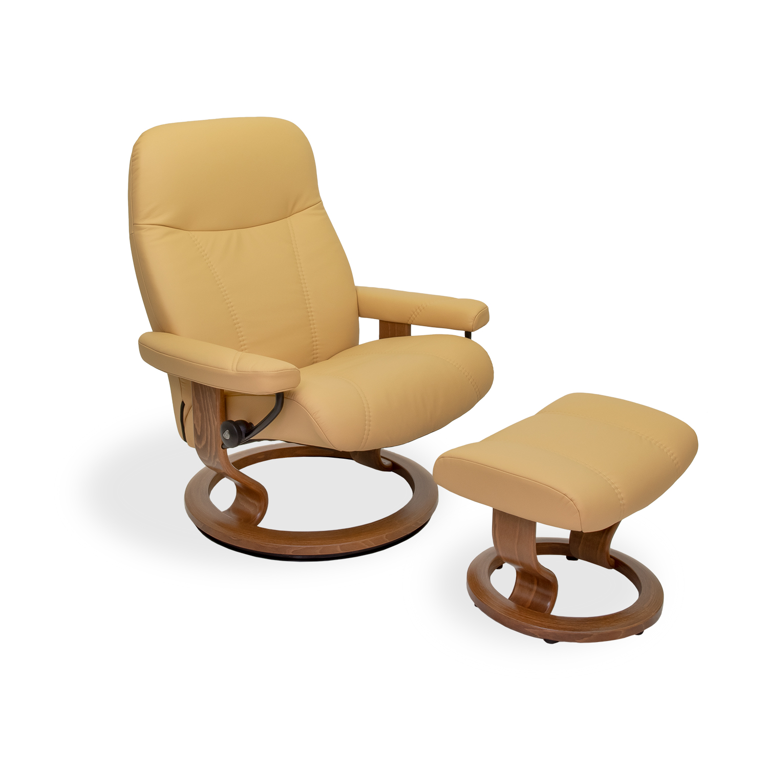 Stressless consul chair online small with classic base